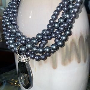 Statement necklace and is beautiful and gorgeous